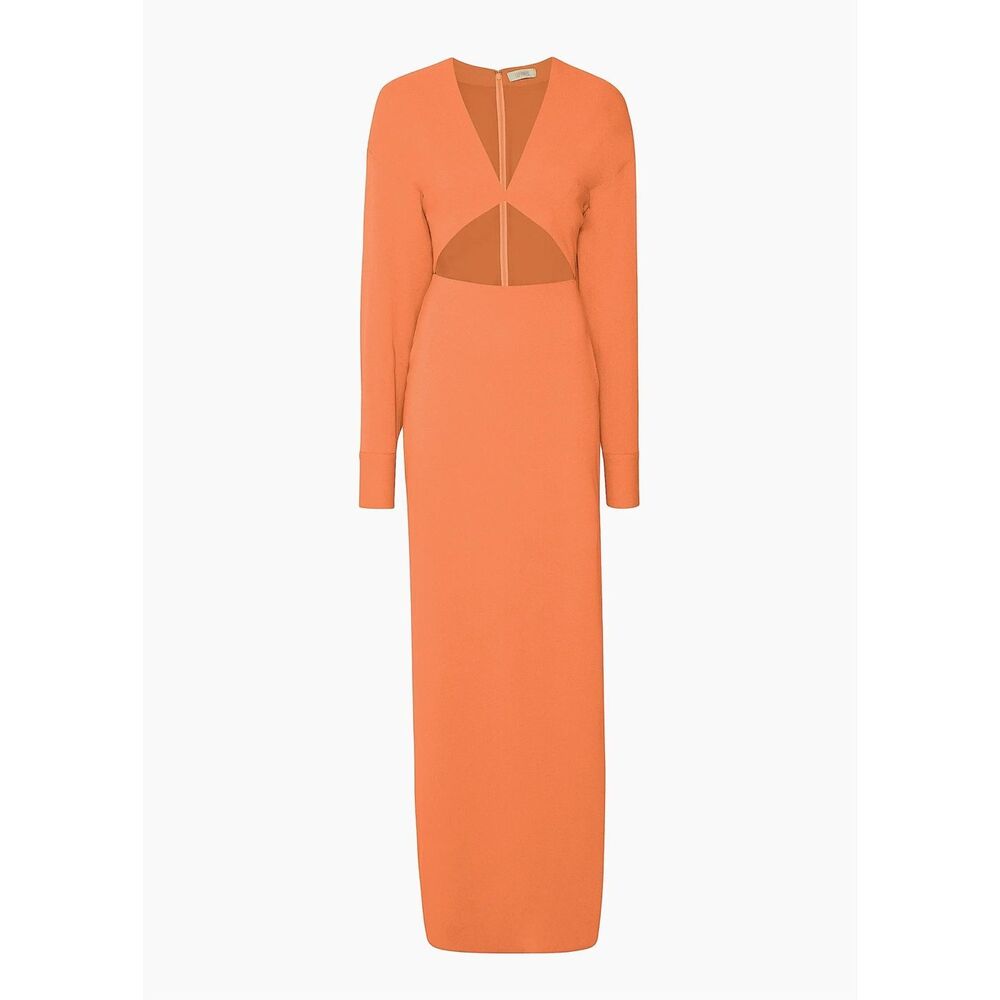 NWT LAPOINTE Pebble Crepe Cut-Out Dress Size US 4 $1490